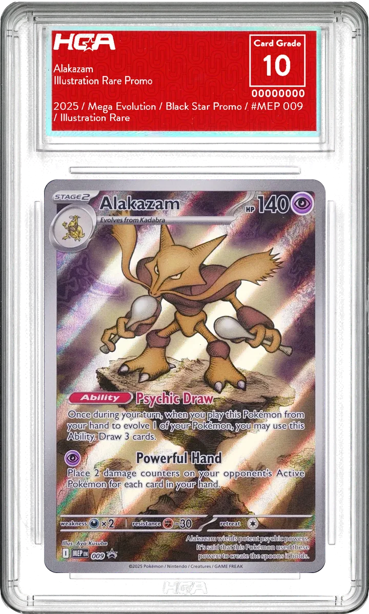 HGA slab: Alakazam, graded 10