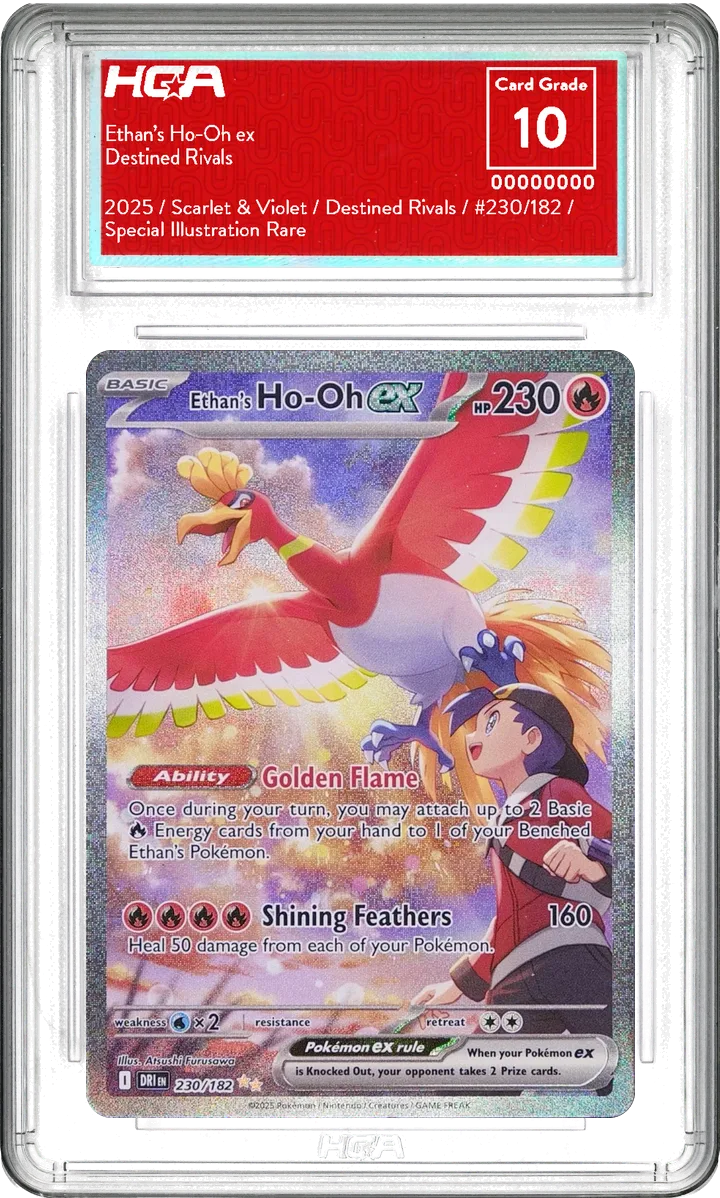 HGA slab: Ethan’s Ho-Oh ex, graded 10